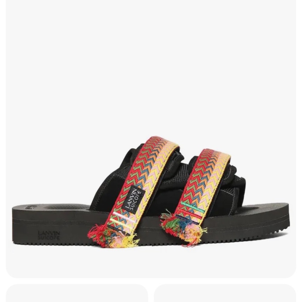 BRAND NEW LANVIN SLIDES size 9 SUICOKE X LANVIN SANDALS WOMEN